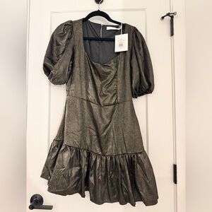 Rachel Parcell Puff Sleeve Mini Dress